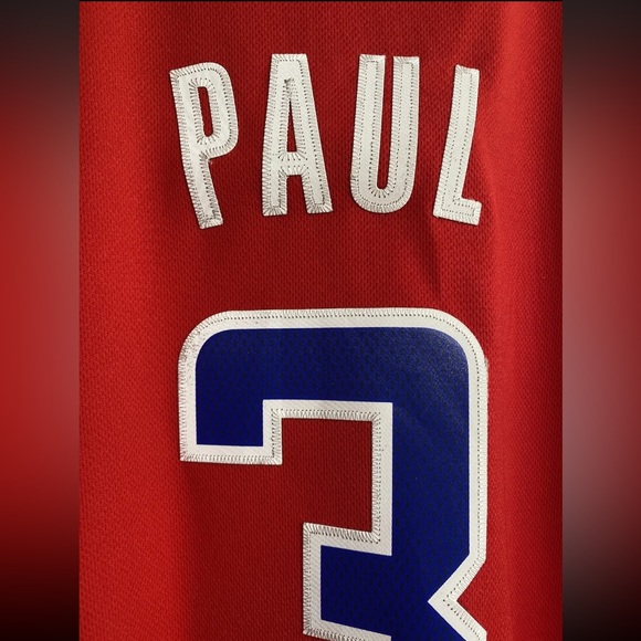 LA Clippers #3 CHRIS PAUL Swingman Jersey NEW XL +2” Length Adidas Red - Picture 5 of 7